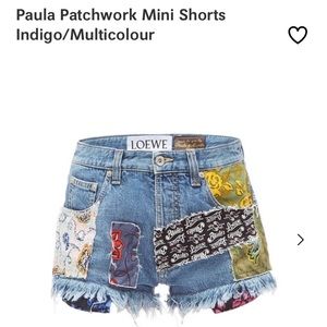 Loewe denim shorts sz 3-4 perfect condition